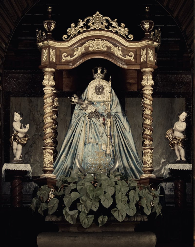 The Virgen de la Candelaria in the Basilica, 2018 Chaxiraxi