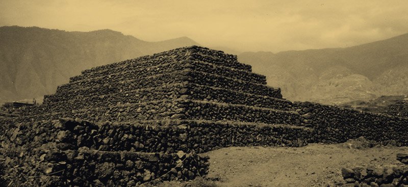 One of the pyramids of Güímar Pyramid