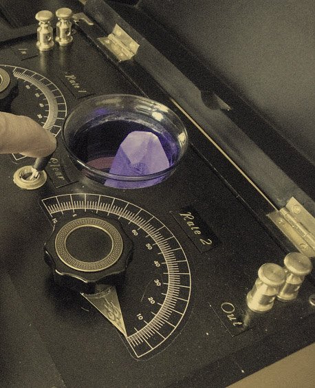 UV Clearing in a Hieronymus Machine by Joseph Max UVA