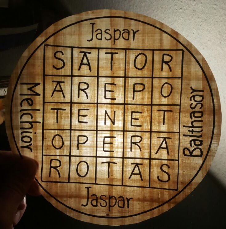 My version of the SATOR Square SATOR